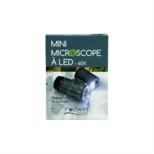 MINI MICROSCOPE 60 X LED
